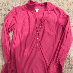 JCrew Factory Pink Popover